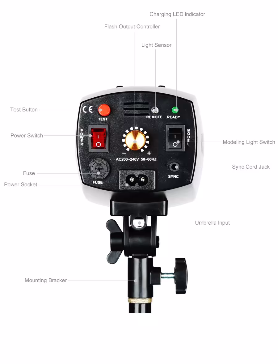 studio strobe 180W