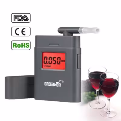 Alkoholio testuoklis AT-838 su skaitmenine LCD ekrano indikacija ir burnasties antgaliu