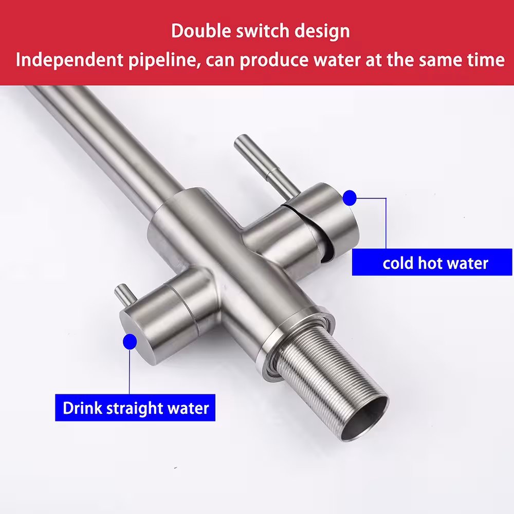 kitchen water filtration faucet