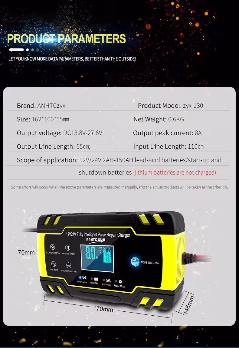 cargador de batería automático