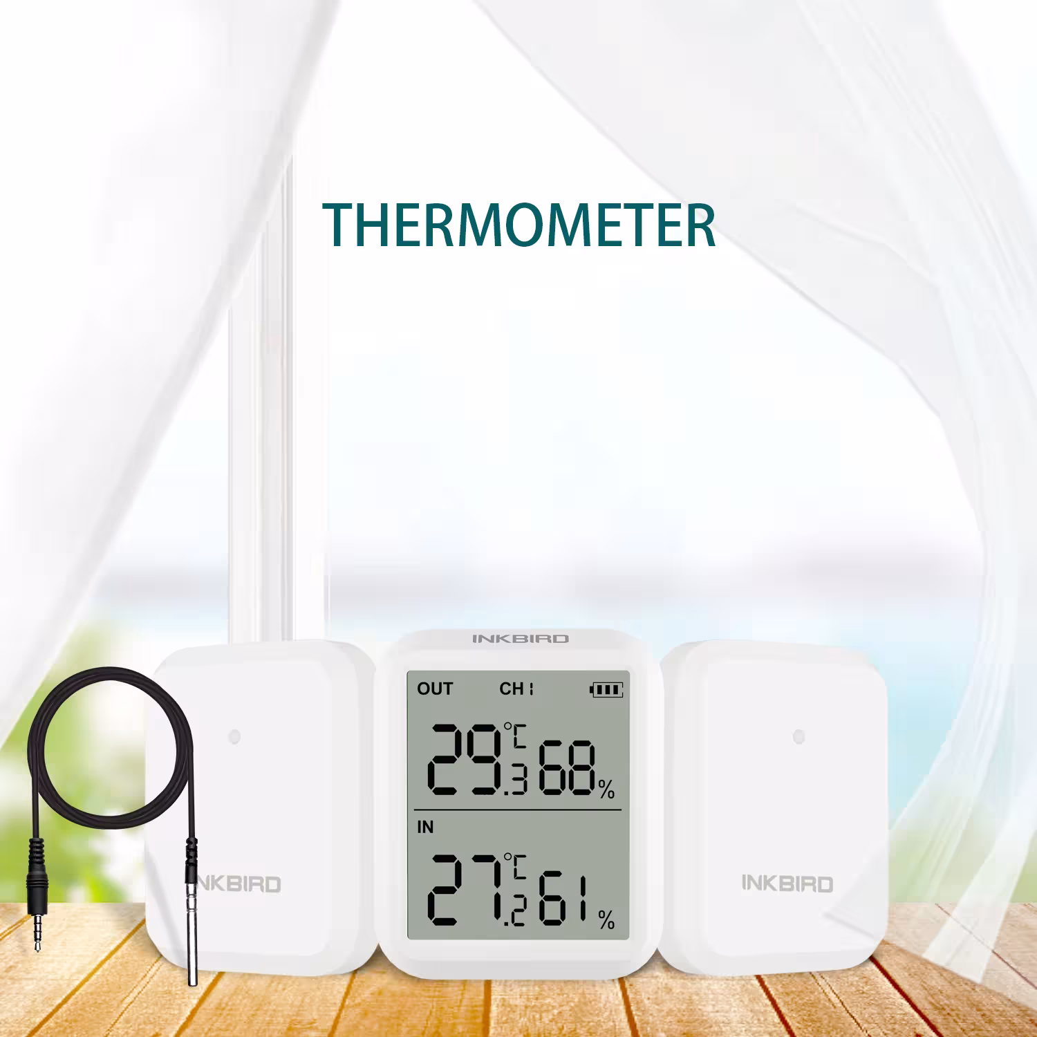 thermomètre hygromètre sans fil