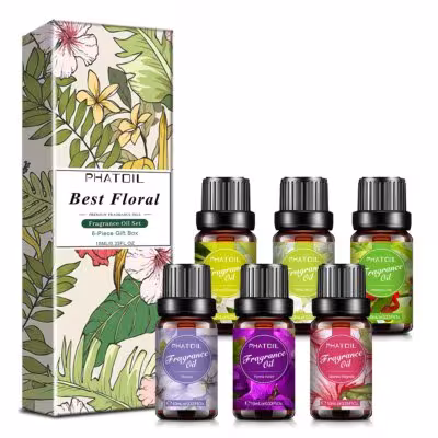 6 unidades Fruit Premium aceite aromático fijado para difusor y velas