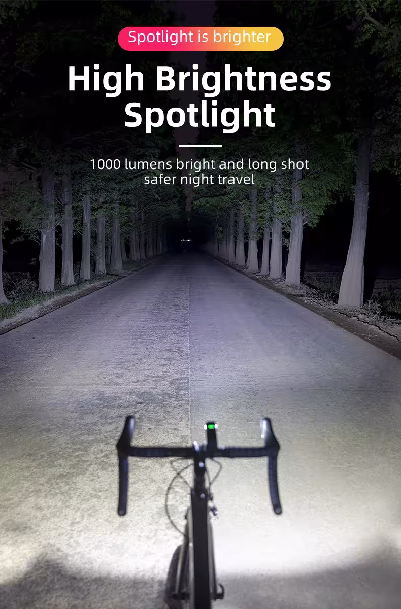 bicicletta lampada anteriore LED