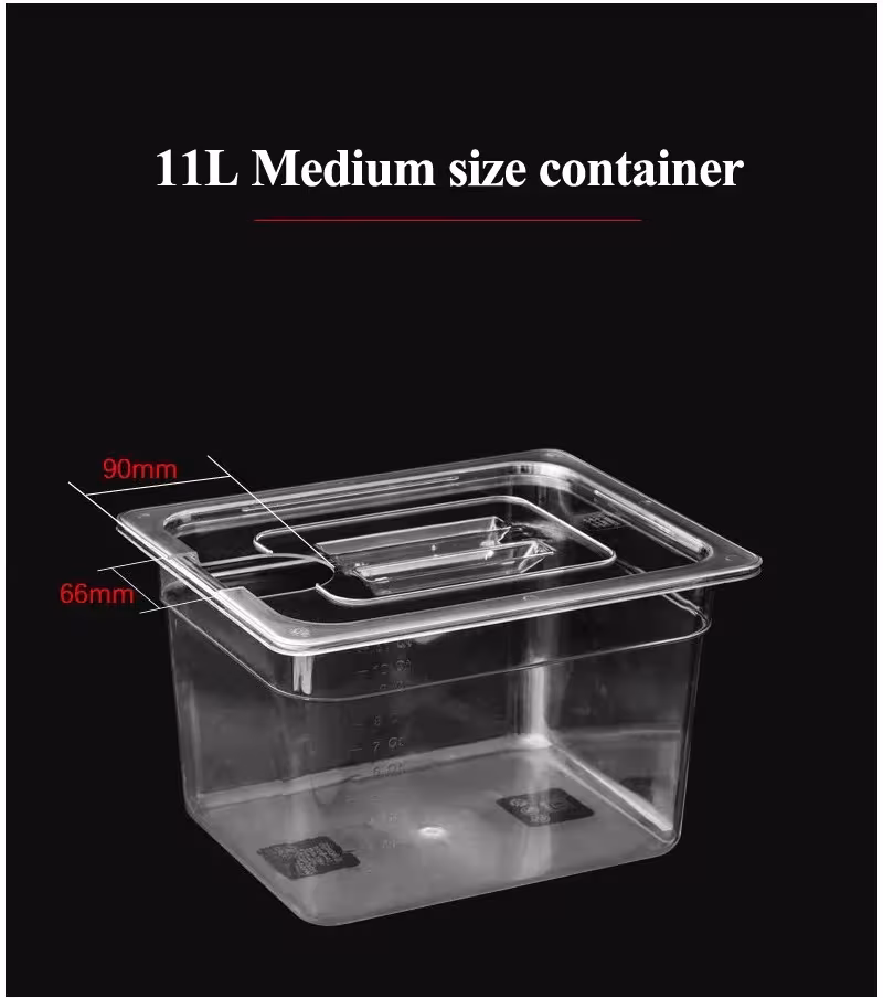 sous vide cooking container