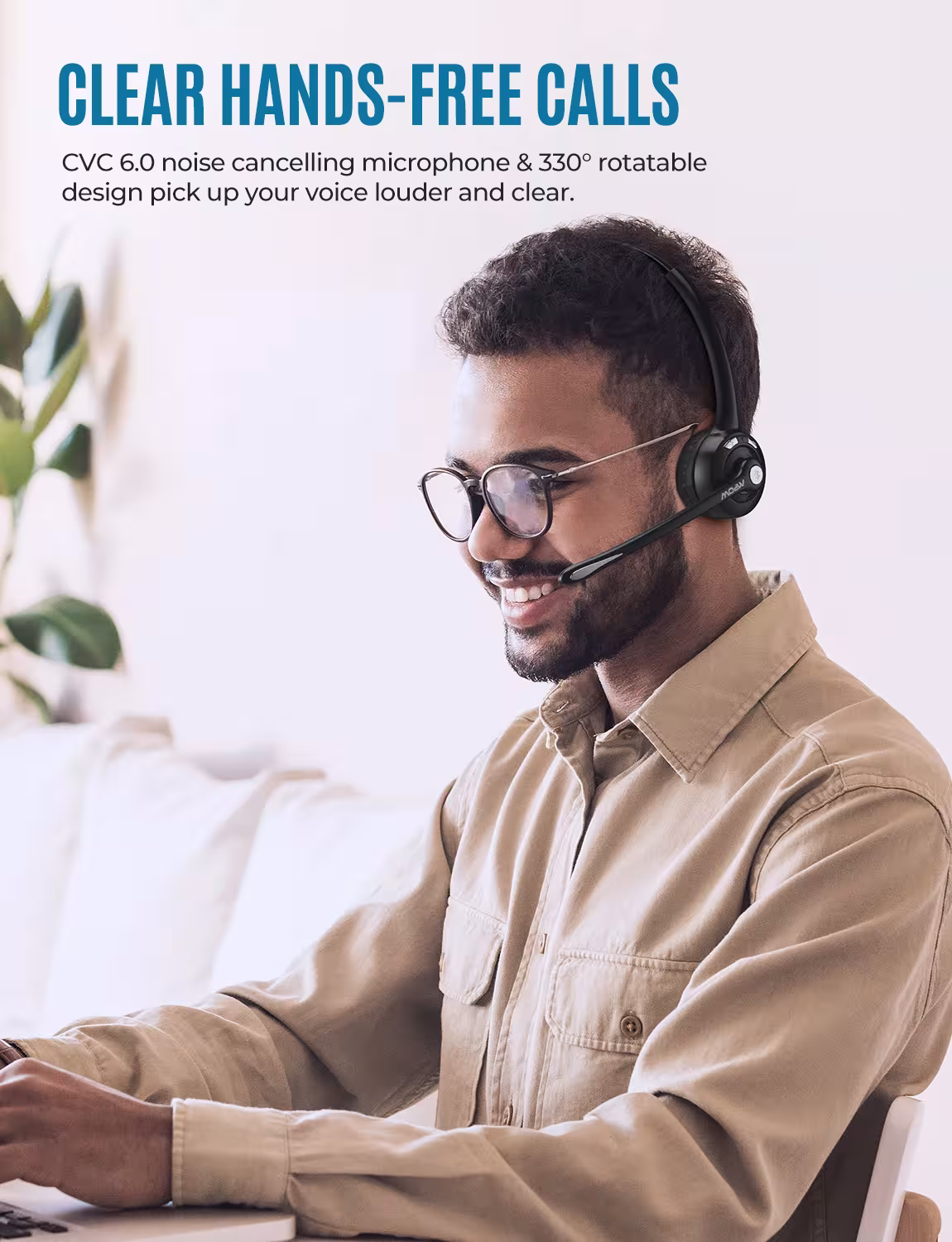 Bluetooth headset with microphone