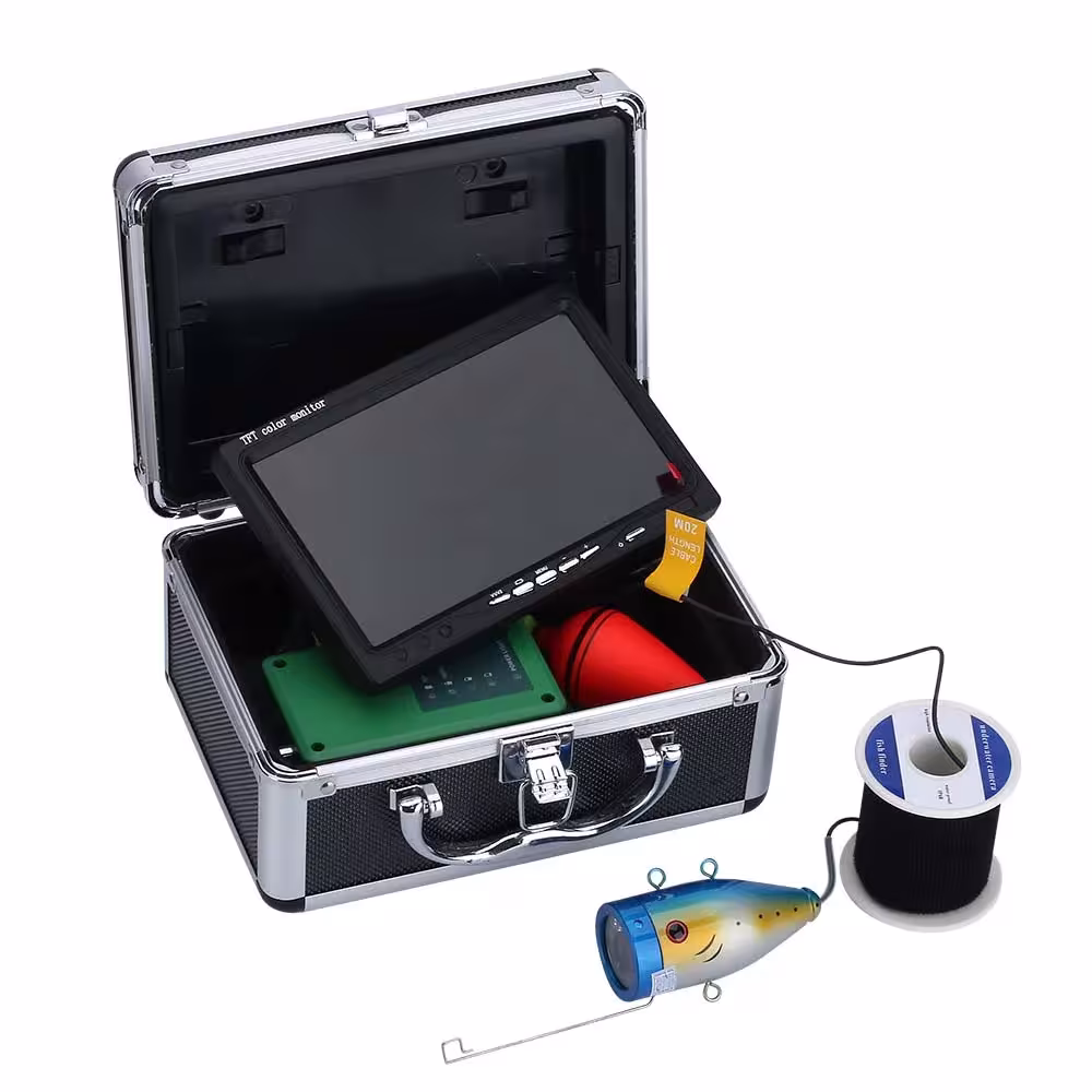 caméra de pêche avec LED