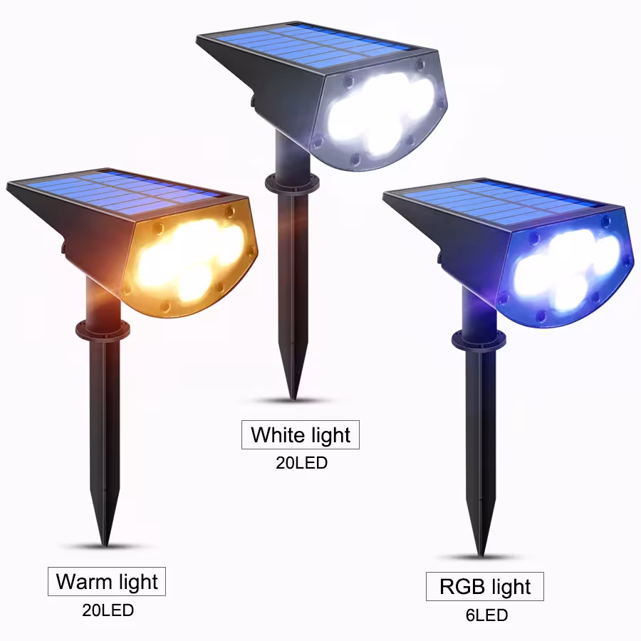 projecteurs solaires extérieurs