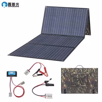 Pannello solare pieghevole 200W 150W 100W 12V caricabatterie portatile