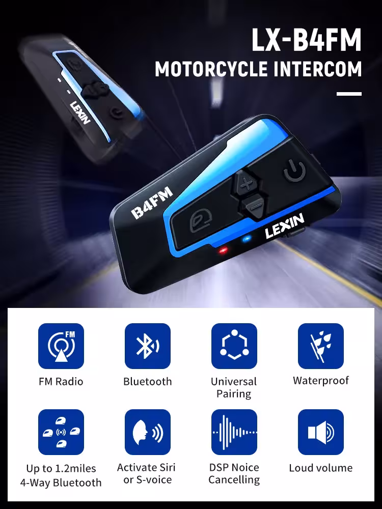 interfono per casco da moto