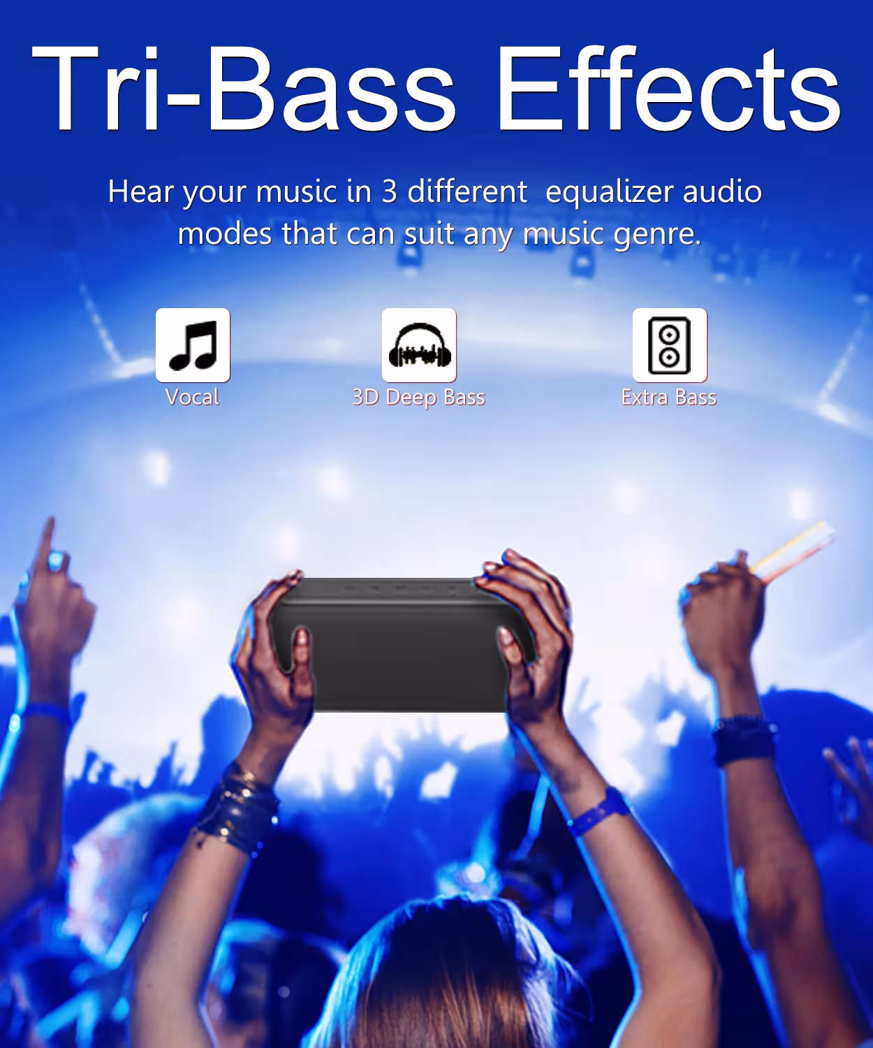 nešiojamas Bluetooth garsiakalbis 60W