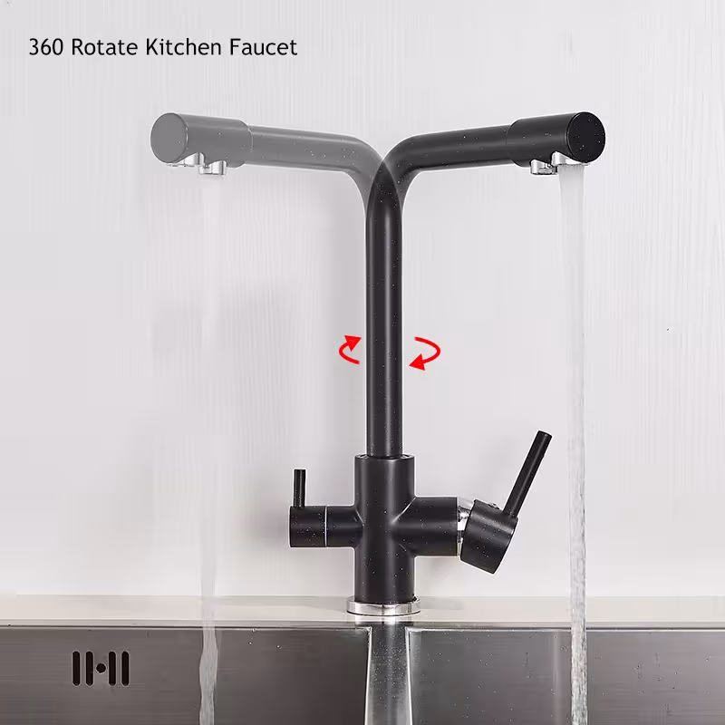 virtuvės maišytuvas su filtru