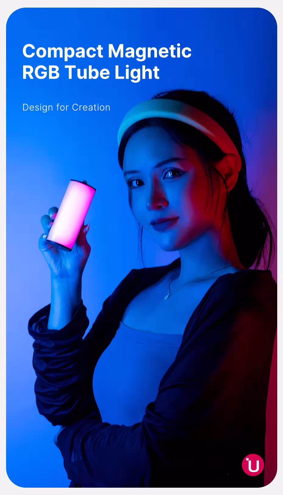 RGB LED fotoaparato žibintas
