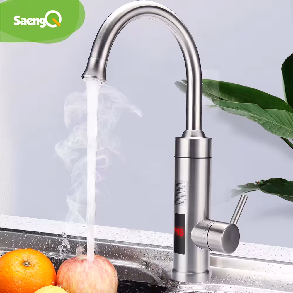 Chauffe-eau électrique saengQ pour robinet de cuisine 220V eau chaude instantanée
