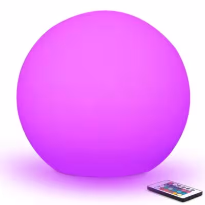 LED ball light with remote control 16 colors for gardeners at home