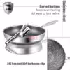 316 stainless steel pan and 304 stainless steel clip