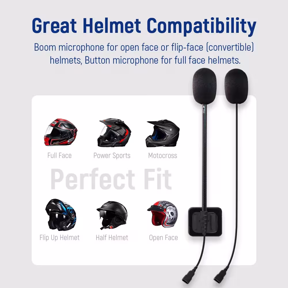 auriculares intercomunicadores para casco de moto