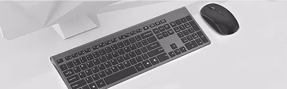 teclado inalámbrico y ratón