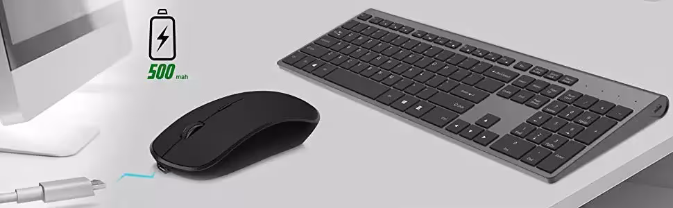 teclado inalámbrico y ratón