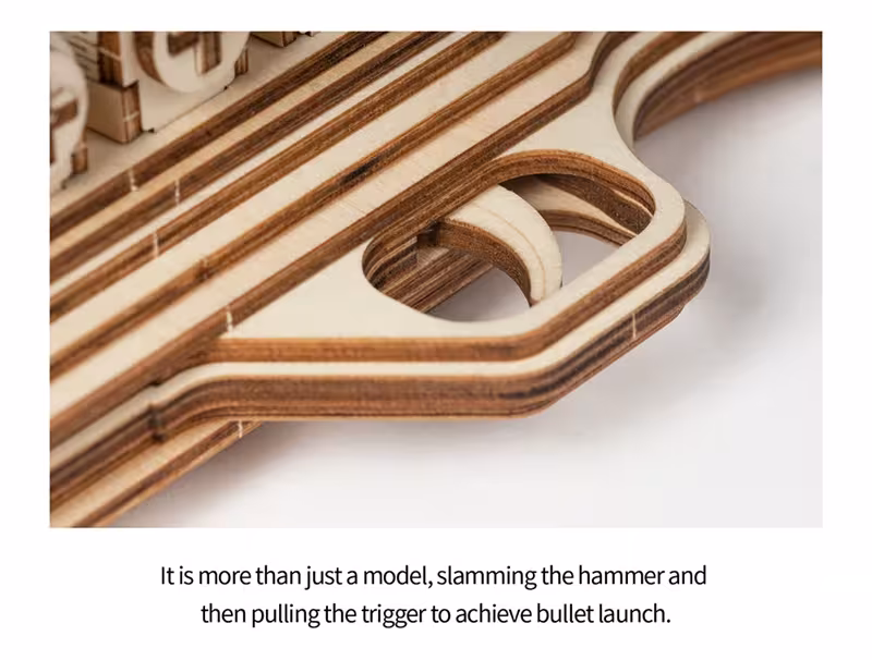 constructeur de revolvers en bois