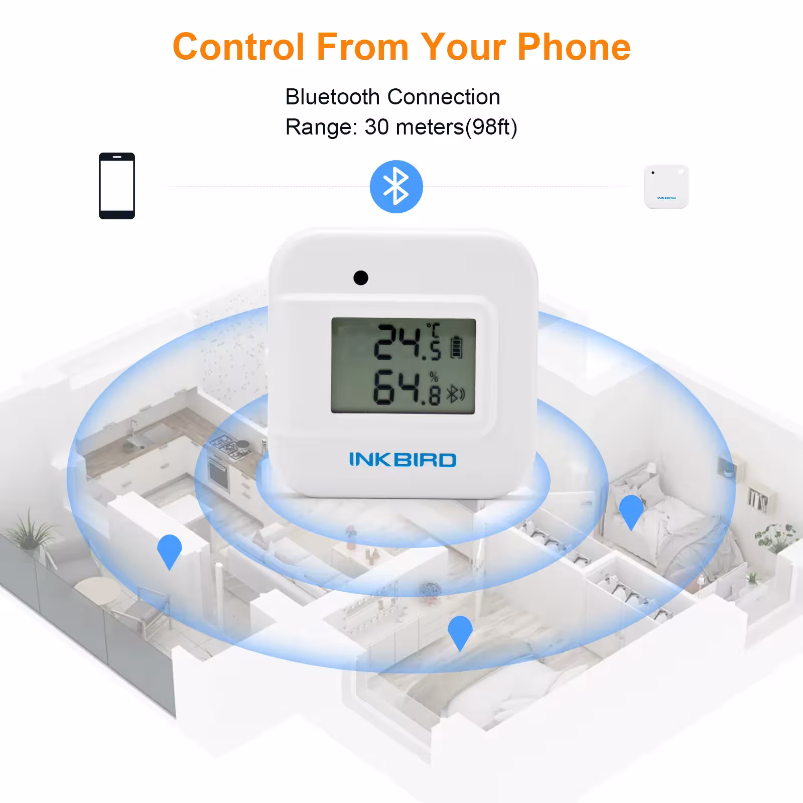 smart Bluetooth Thermometer Hygrometer