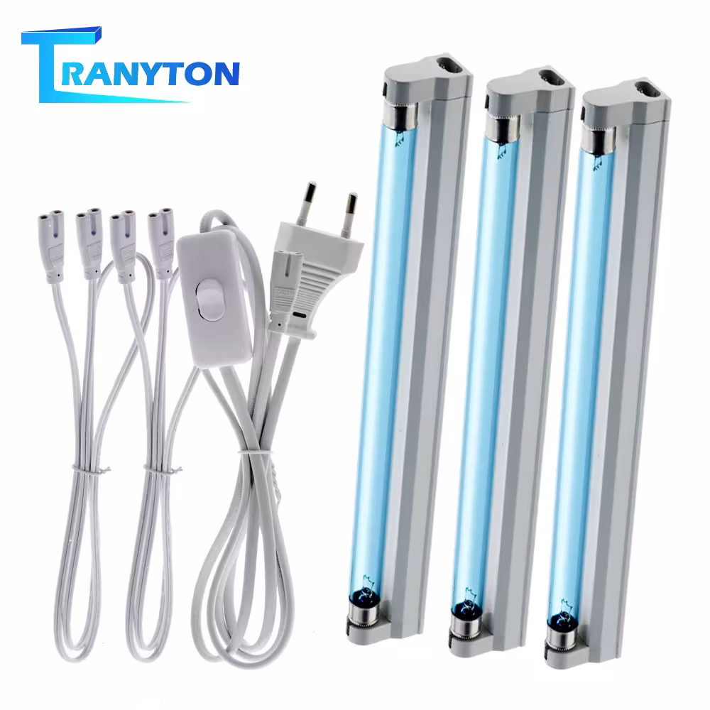 8W Ultraviolet Germicidal Light T5 Tube UVC Sterilizer 110V 220V