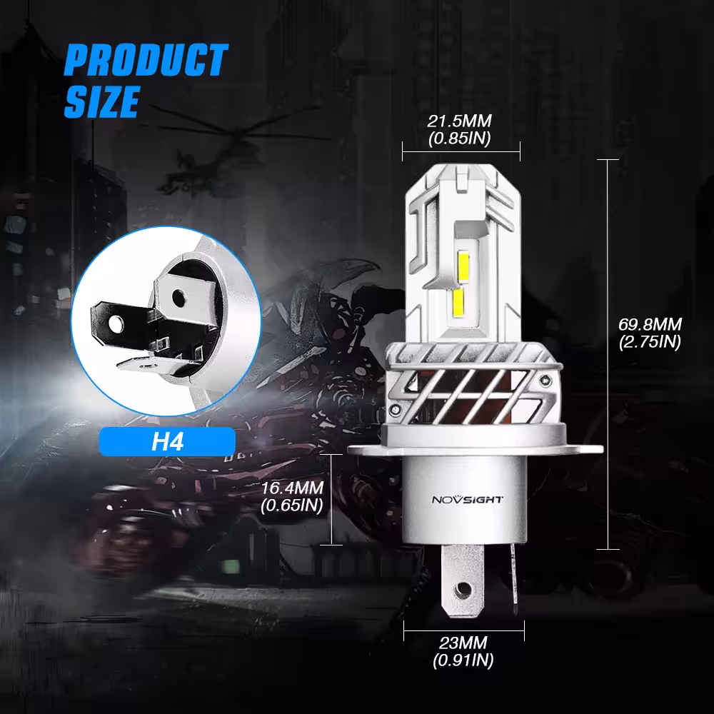 Bombilla LED para faro de motocicleta