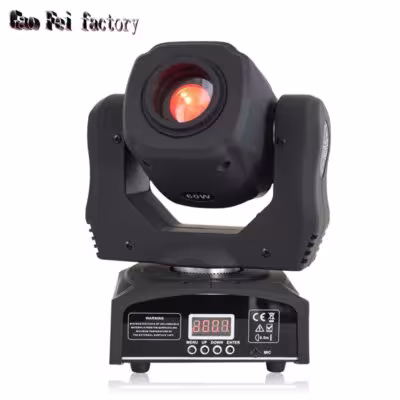 60W Mini LED Spot Moving Head Light Lyre Gobo Projector Disk Light