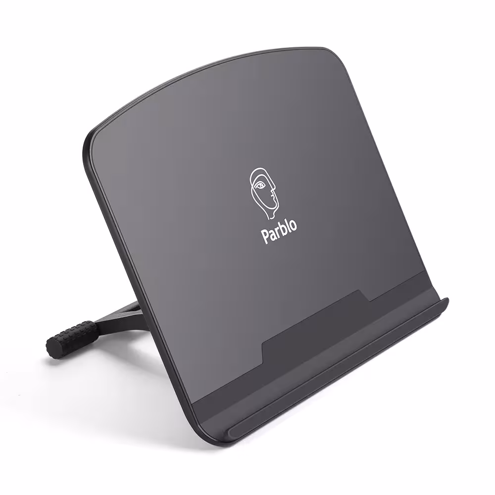 Supporto portatile regolabile e pieghevole Parblo PR100 per schermi da 10-22 pollici