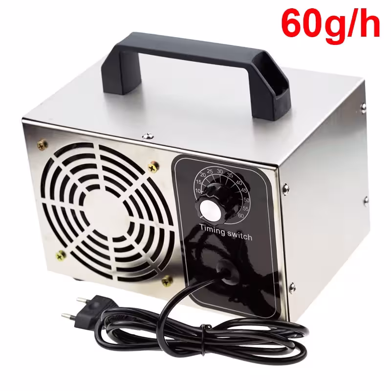 Generador de ozono de 60g/h, purificador de aire, esterilizador para formaldehído, 220V