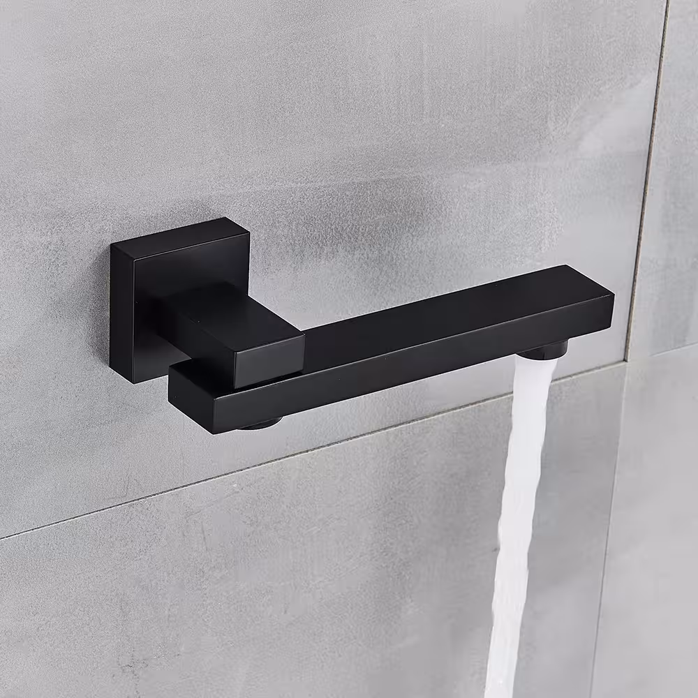 black shower system