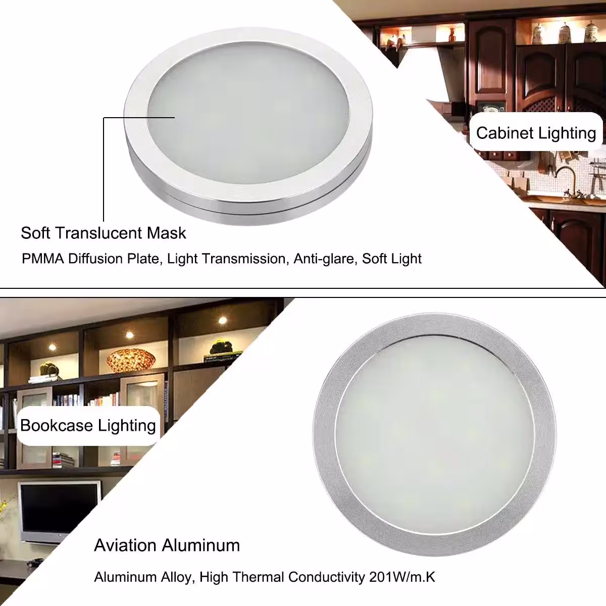 Spots LED 12V pour camping-cars
