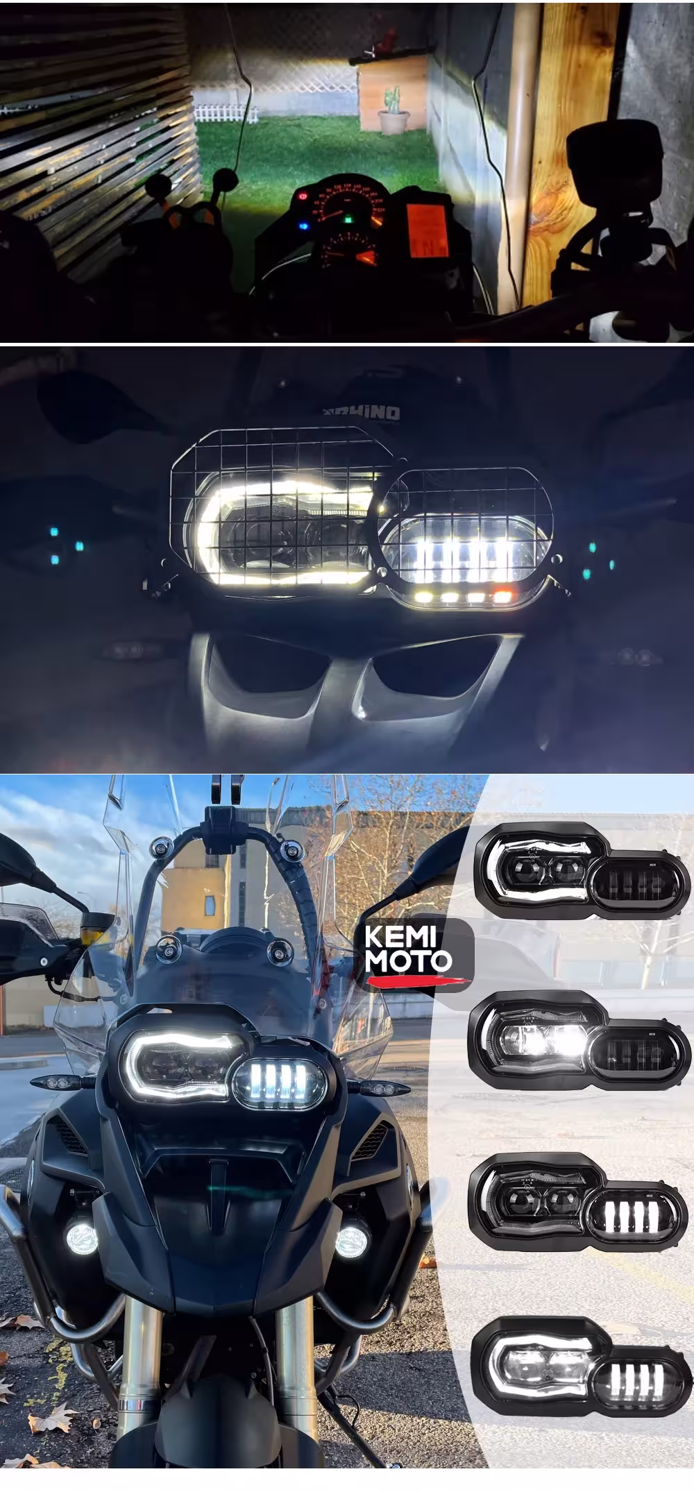 BMW F800GS LED headlight