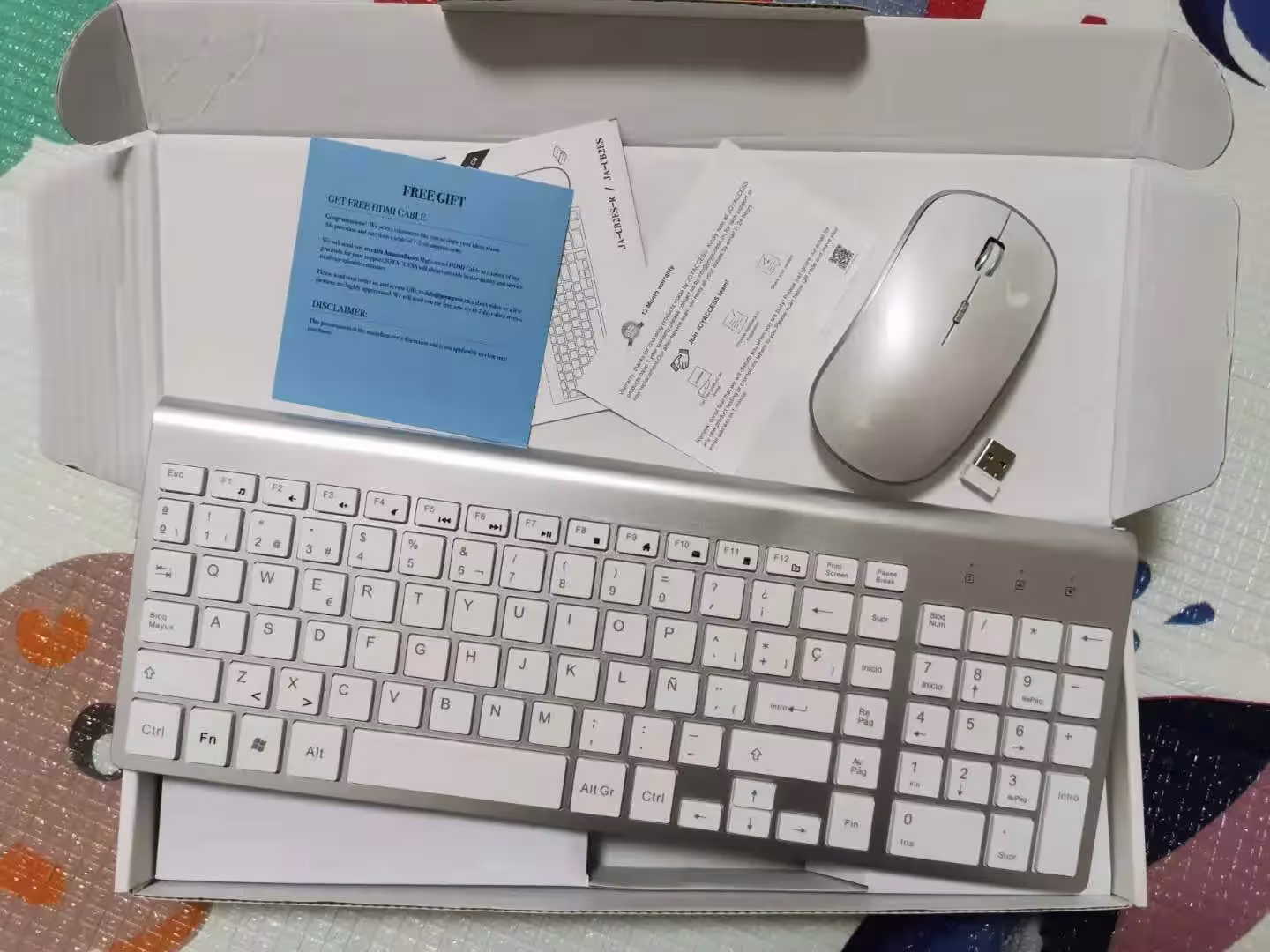 tastiera wireless e mouse