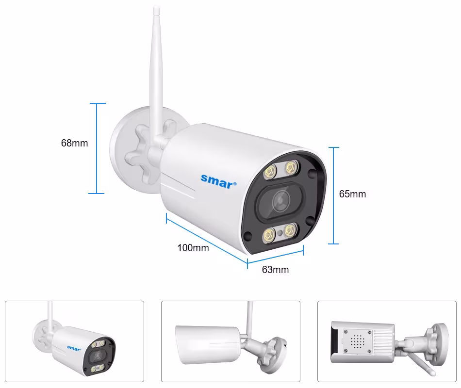 WiFi CCTV sistema 5MP