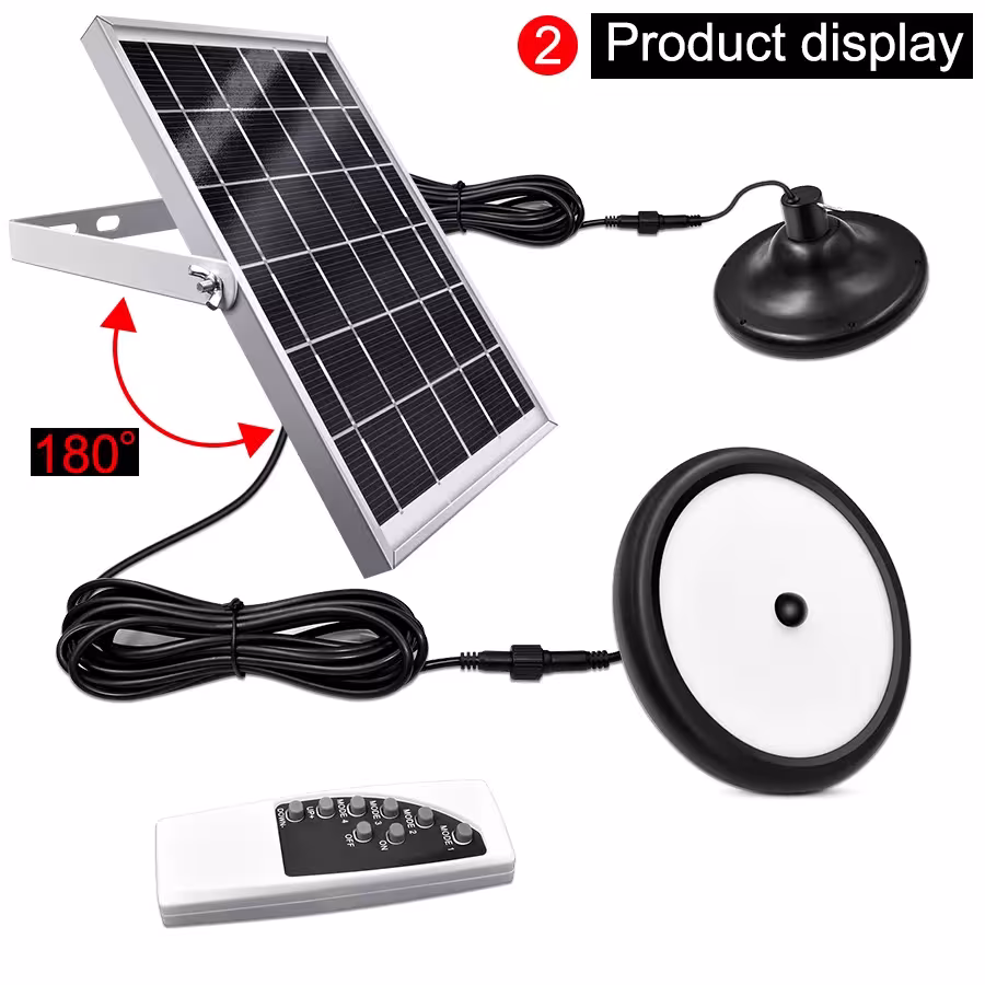 lámpara solar
