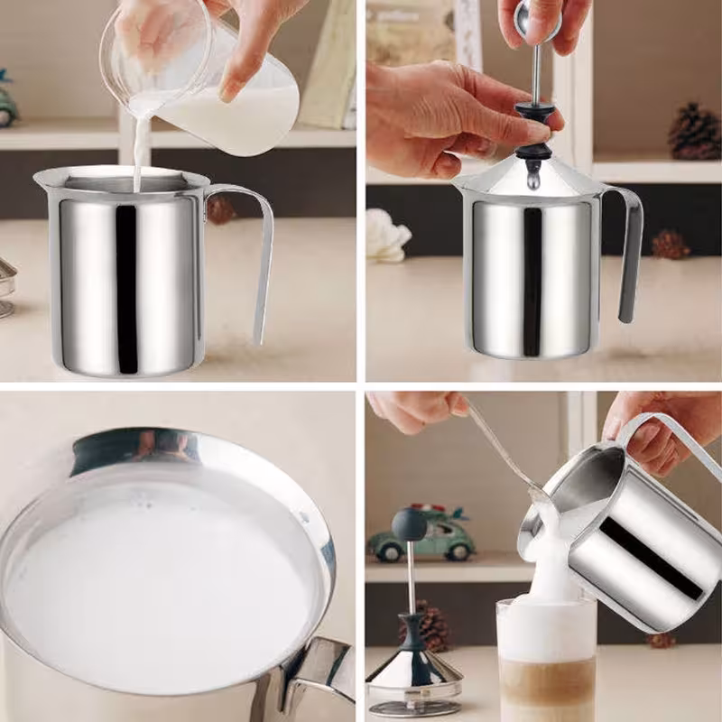 espumador de leche para café