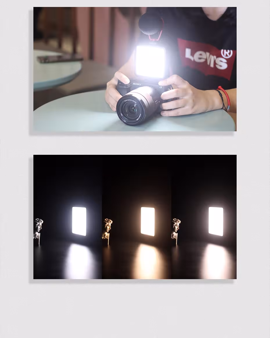 LED vaizdo šviesa vlogams
