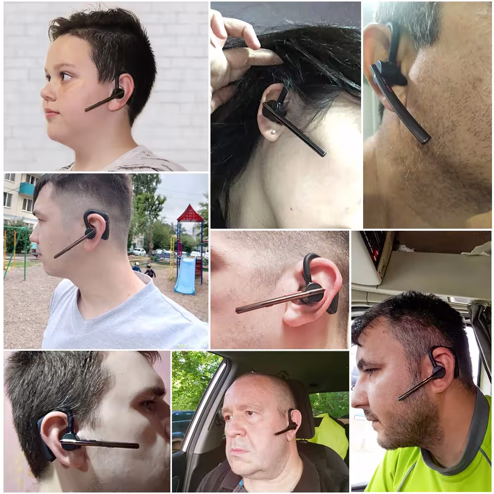 auriculares Bluetooth inalámbricos con supresión de ruido