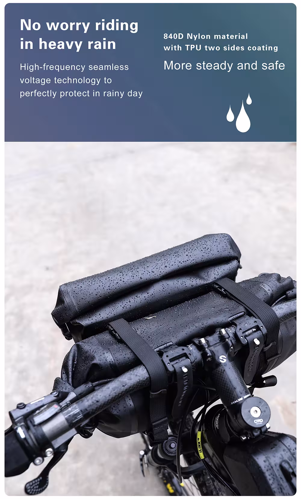 sac à poignée de vélo