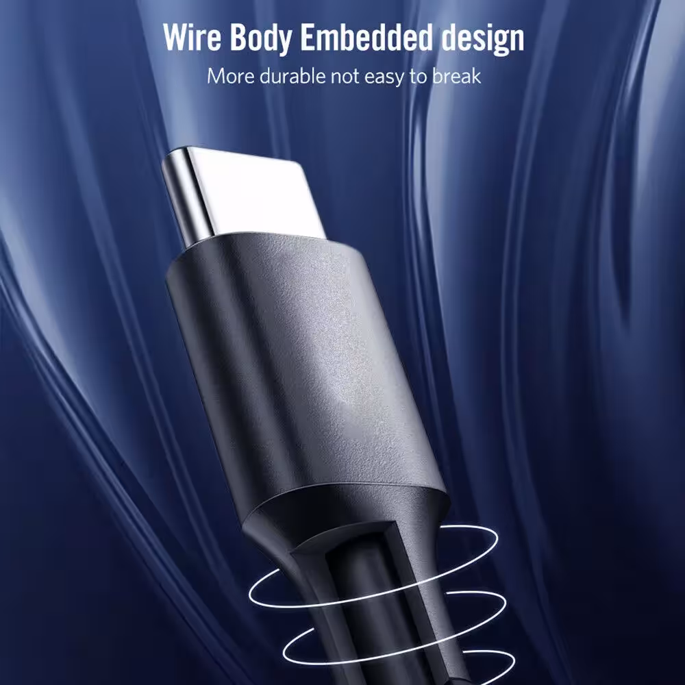 USB-C kabelis greitas įkrovimas