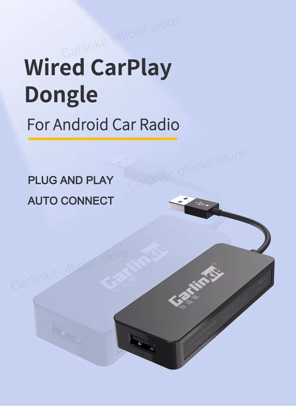 adaptateur USB filaire CarPlay