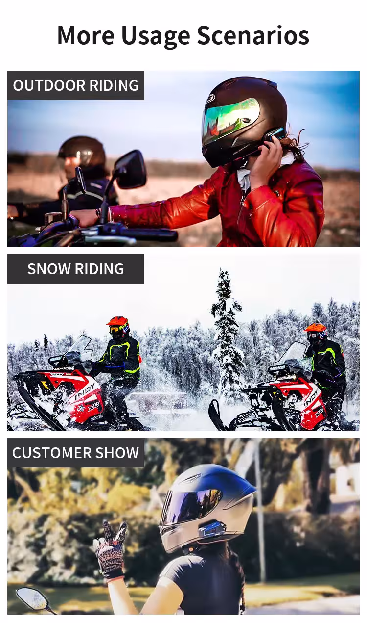 motociclista casco Bluetooth