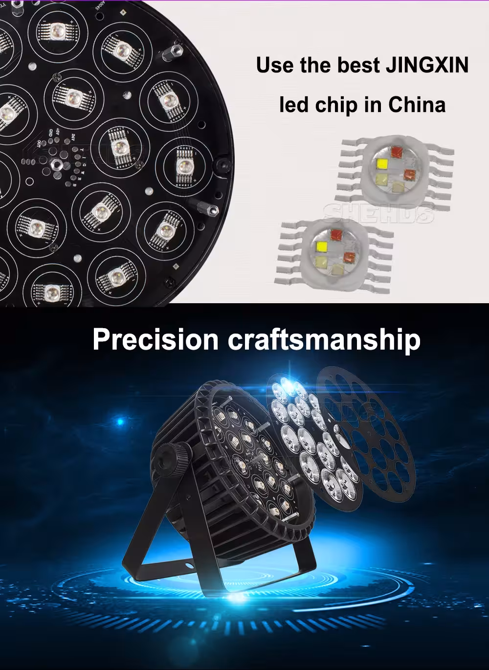 LED Par 18x18W diskotekos apšvietimas