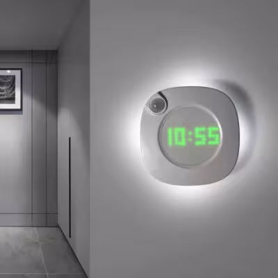 Smart LED Wand Nachtuhr mit Bewegungssensor für Schlafzimmerbäder