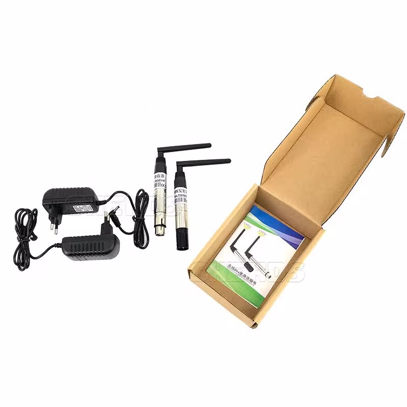 DMX wireless transmitter and receiver