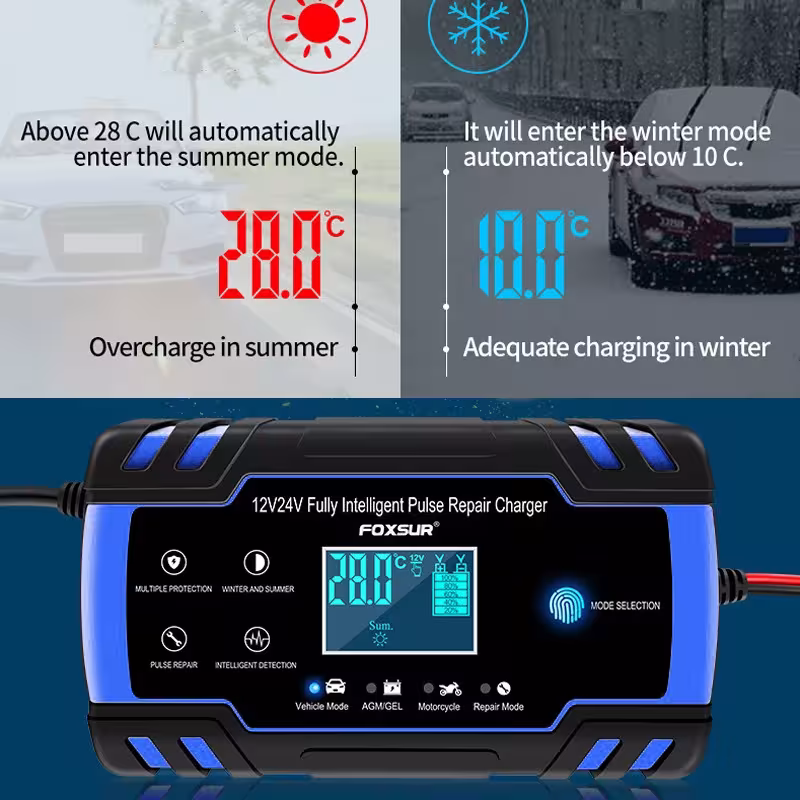 cargador de batería automático