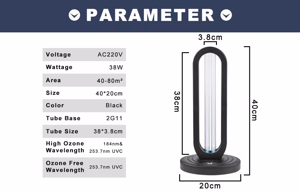 lampe de stérilisation ultraviolette