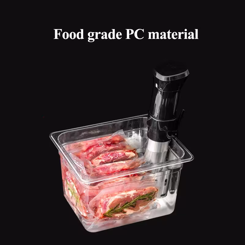sous vide cooking container