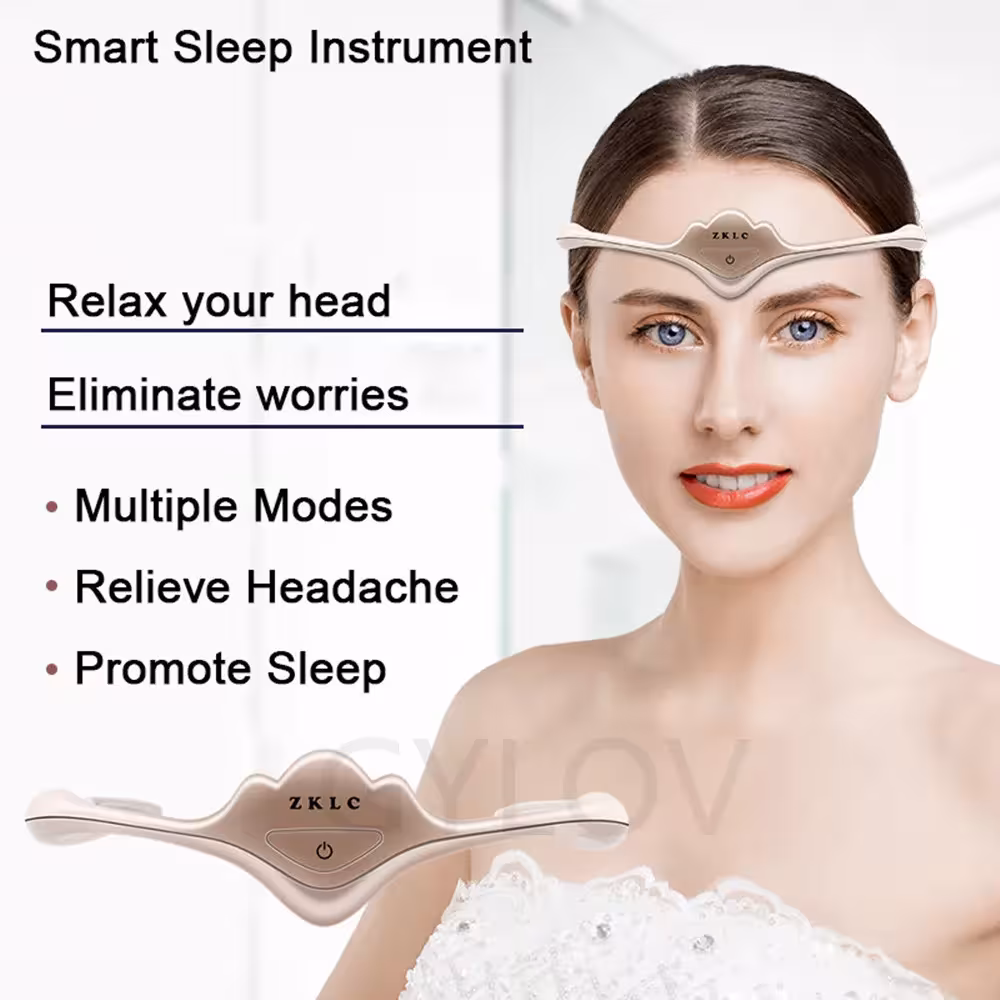 Queen Crown Smart Sleep Aid Electric Head Massager for Migraine Relief
