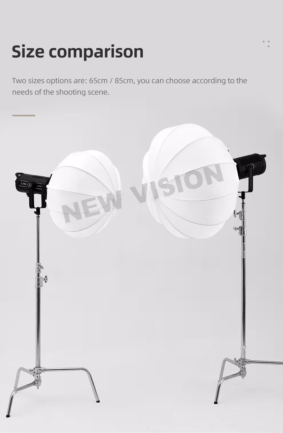lampe boîte à lumière Bowens